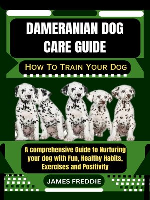 cover image of Dameranian dog care guide